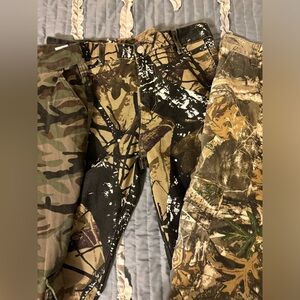 3 Camouflage streetwear style pants all from SHEIN.